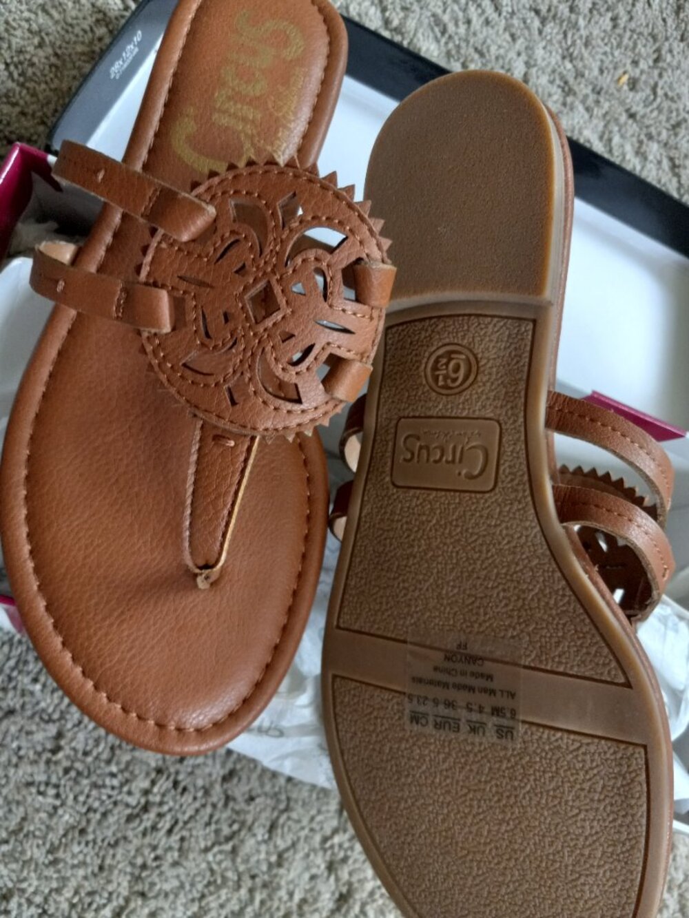 Circus by Sam Canyon Saddle Sandals 6.5 Women New - Picture 3 of 4